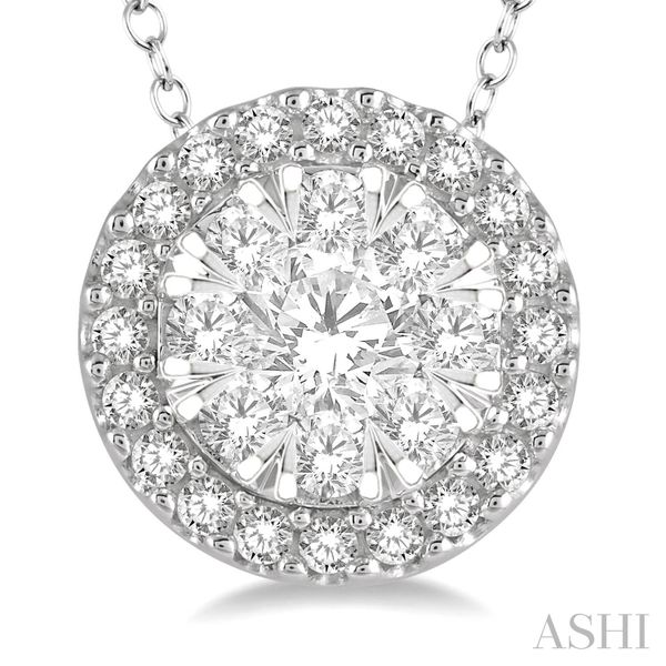 Diamond Fashion Necklace Image 3 Van Adams Jewelers Snellville, GA