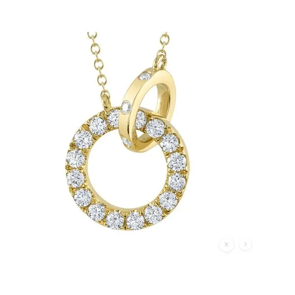 0.54CT DIAMOND CIRCLE NECKLACE similar item image