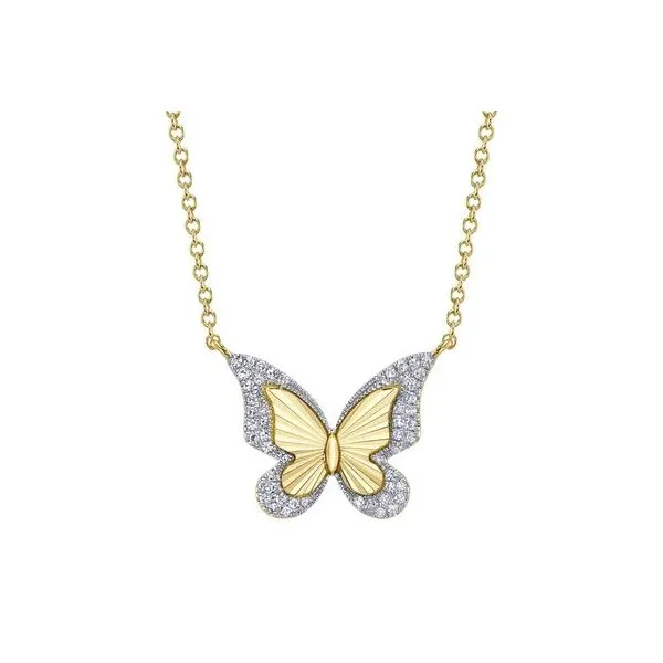 0.10CT DIAMOND BUTTERFLY NECKLACE Van Adams Jewelers Snellville, GA