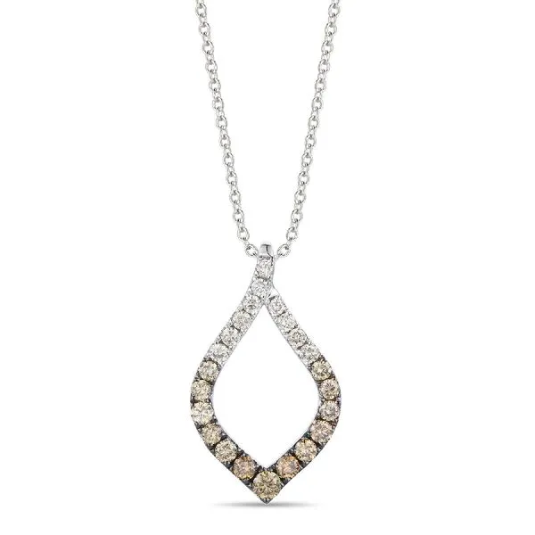 Le Vian Ombre Pendant featuring Chocolate Ombré Diamonds® set in 14K Vanilla Gold® Van Adams Jewelers Snellville, GA