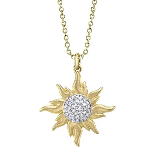 SHY Creation Diamond Sun Necklace Van Adams Jewelers Snellville, GA