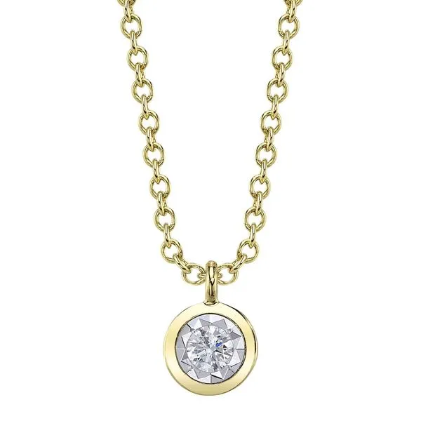 SHY Creation Diamond Bezel Stella Necklace Van Adams Jewelers Snellville, GA
