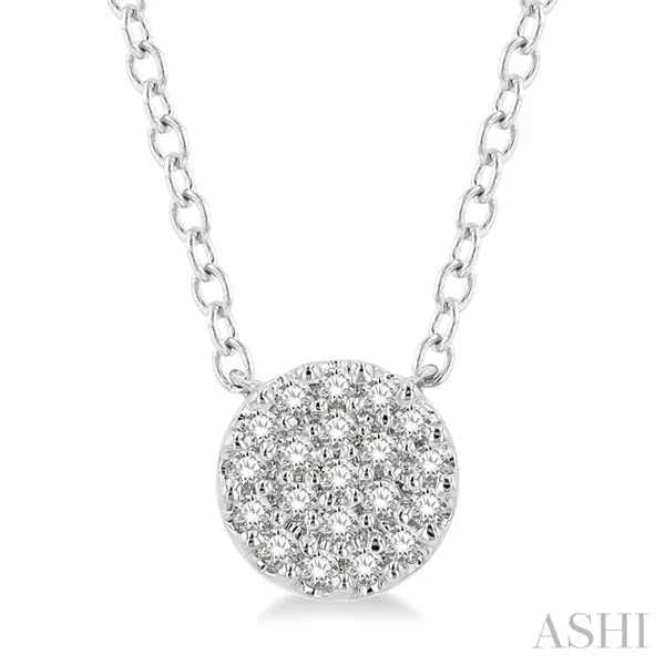 Disc petite diamond fashion pendant Van Adams Jewelers Snellville, GA