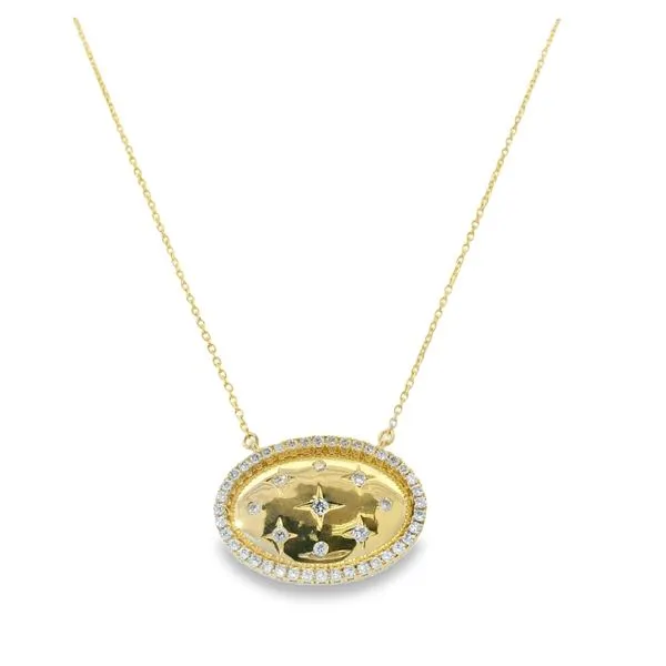 Elegant Gold and Diamond Pendant Van Adams Jewelers Snellville, GA