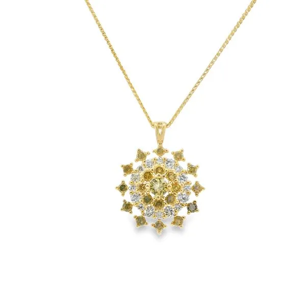 YELLOW 14 KARAT DIAMOND FASHION NECKLACE Van Adams Jewelers Snellville, GA