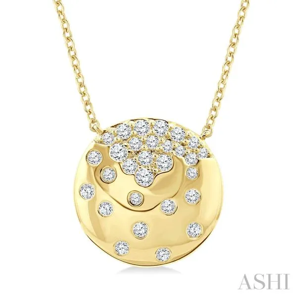 Mosaic Circle Diamond Fashion Pendant Van Adams Jewelers Snellville, GA