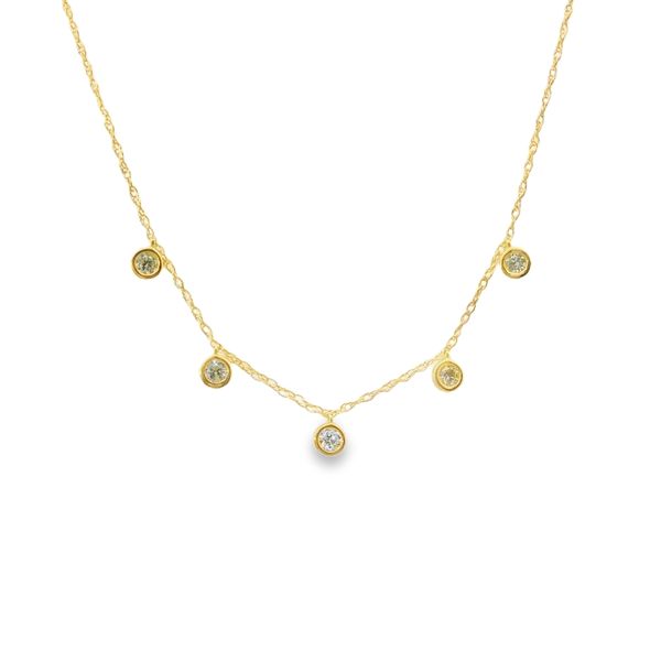 Diamond Bezel Station Necklace Van Adams Jewelers Snellville, GA