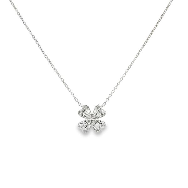 Diamond Flower Necklace Van Adams Jewelers Snellville, GA