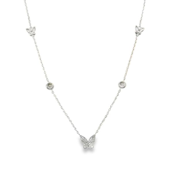 Diamond Butterfly Necklace Van Adams Jewelers Snellville, GA