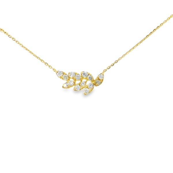 Diamond Leaf Necklace Van Adams Jewelers Snellville, GA