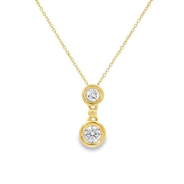 Bezel Diamond Necklace Van Adams Jewelers Snellville, GA