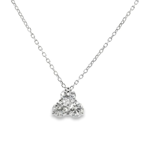 Three Stone Diamond Pendant Van Adams Jewelers Snellville, GA