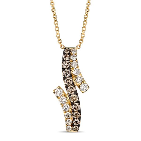 Le Vian® Pendant featuring Chocolate diamonds® , Nude diamonds™ set in 14K Honey Gold™ Van Adams Jewelers Snellville, GA
