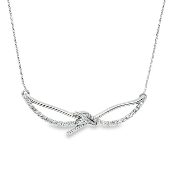 Diamond Knot Necklace Van Adams Jewelers Snellville, GA