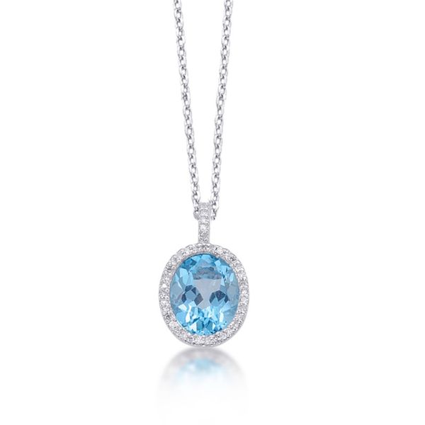 10K Gemstone And Diamond Necklace Van Adams Jewelers Snellville, GA