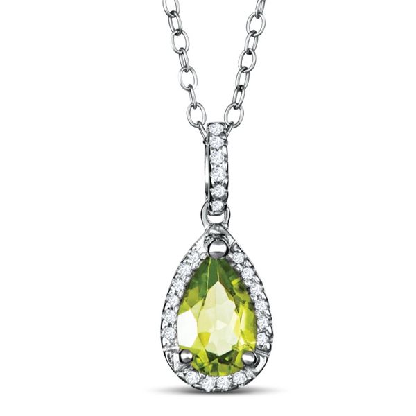 10K Gemstone And Diamond Necklace Van Adams Jewelers Snellville, GA