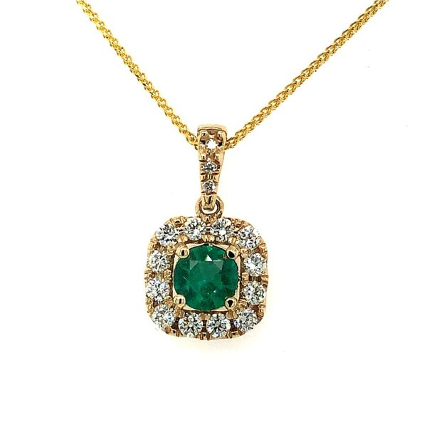 Emerald and Diamond Necklace Van Adams Jewelers Snellville, GA