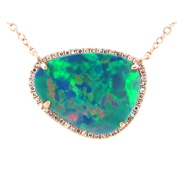 Black Opal Necklace Van Adams Jewelers Snellville, GA