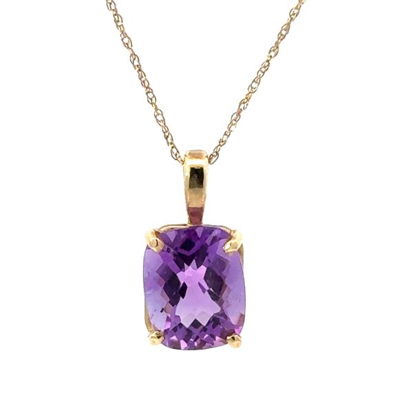 Amethyst Pendant in Yellow Gold Van Adams Jewelers Snellville, GA