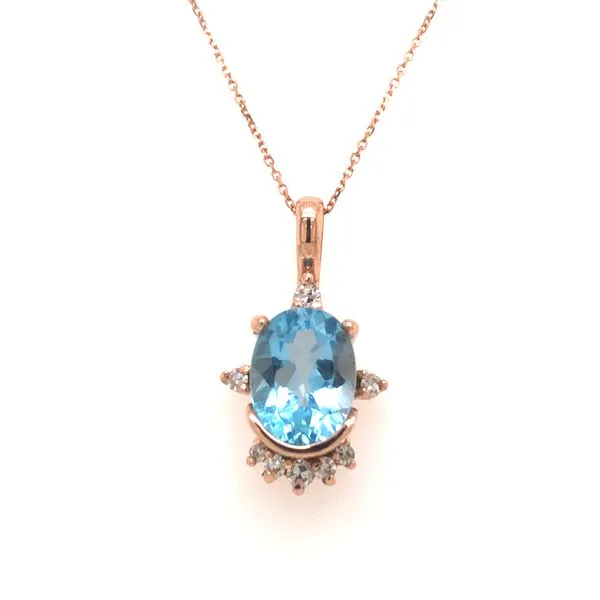 Blue Topaz Pendant Van Adams Jewelers Snellville, GA