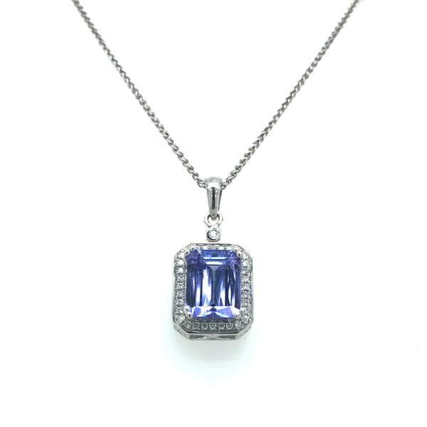 Tanzanite and Diamond Necklace Van Adams Jewelers Snellville, GA