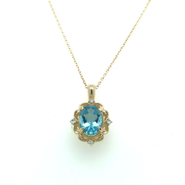 Blue Topaz Necklace Van Adams Jewelers Snellville, GA