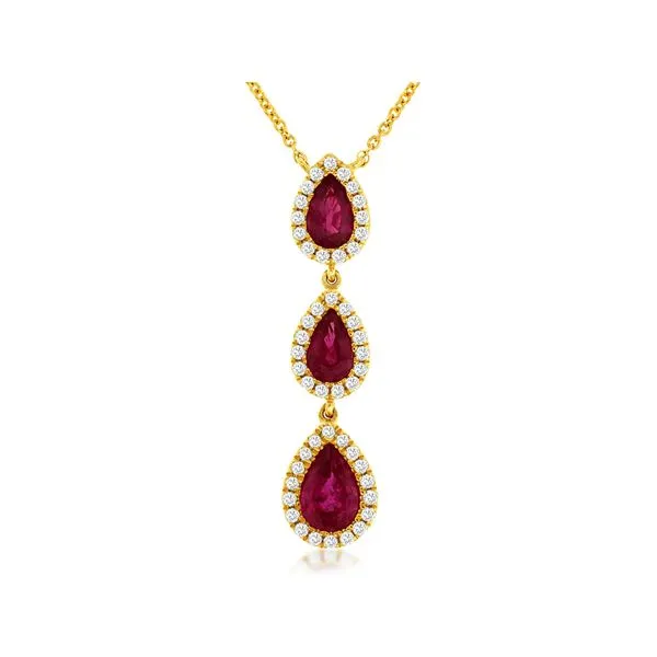 RUBY AND DIAMOND NECKLACE Van Adams Jewelers Snellville, GA