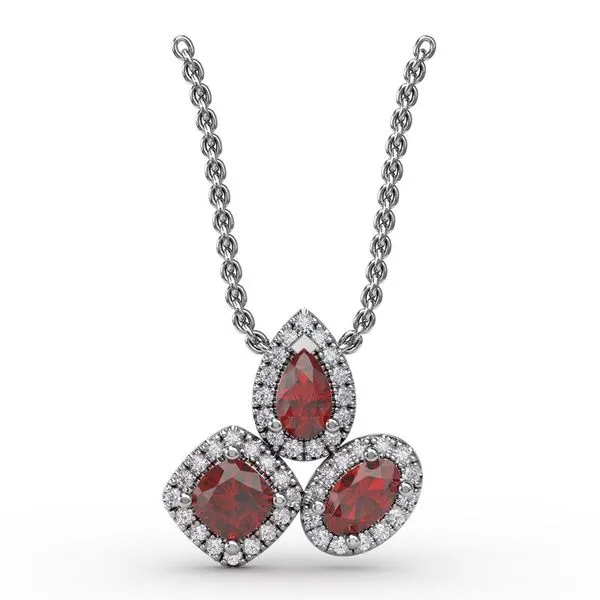 Ruby and Diamond Pendant Van Adams Jewelers Snellville, GA
