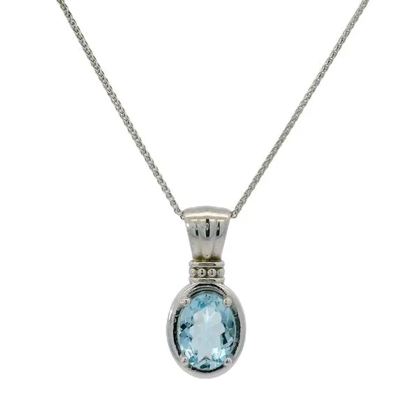 Aquamarine Pendant Van Adams Jewelers Snellville, GA
