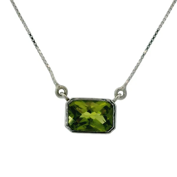 RECTANGLE CUSHION PERIDOT NECKLACE Van Adams Jewelers Snellville, GA