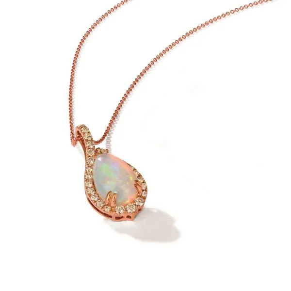 Le Vian® Pendant featuring Neopolitan Opal™ Nude Diamonds™ set in 14K Strawberry Gold® Van Adams Jewelers Snellville, GA