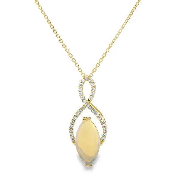 Opal and Diamond Necklace Van Adams Jewelers Snellville, GA