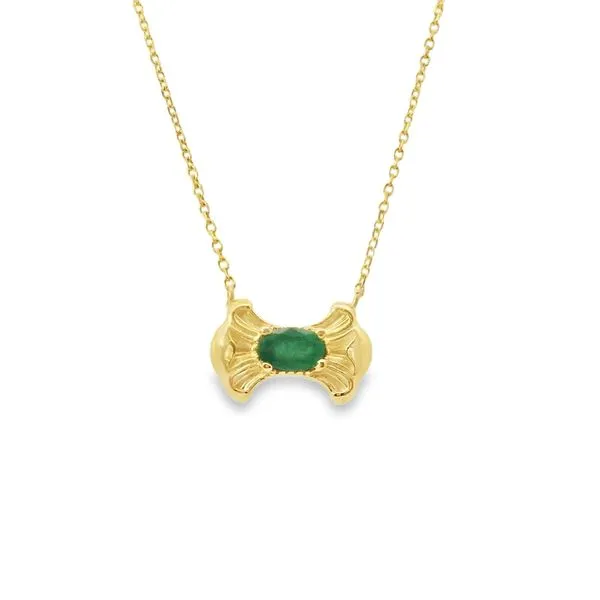 Emerald Bow Necklace Van Adams Jewelers Snellville, GA