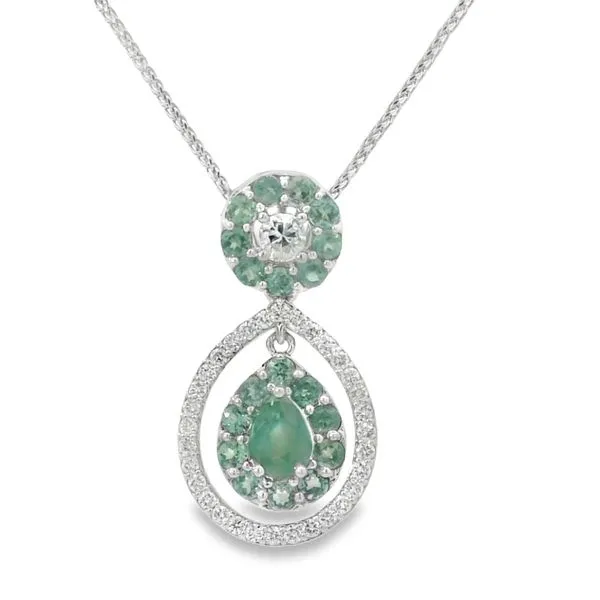 ALEXANDRITES AND DIAMONDS FASHION NECKLACE Van Adams Jewelers Snellville, GA