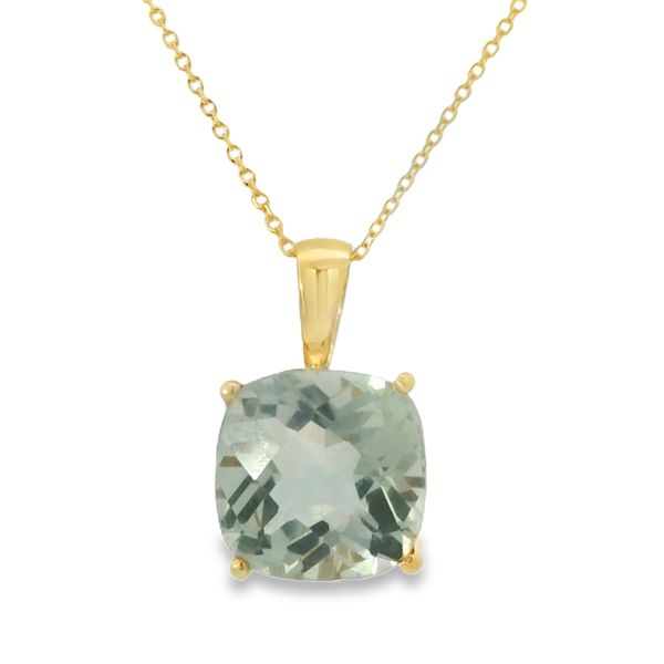 Green Amethyst Necklace Image 2 Van Adams Jewelers Snellville, GA