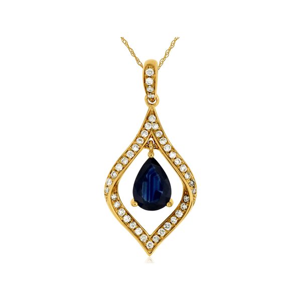 Sapphire and Diamond Necklace Van Adams Jewelers Snellville, GA