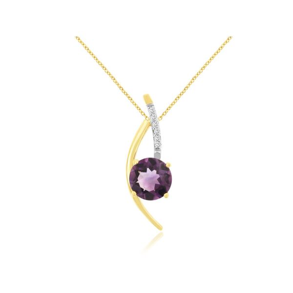 Amethyst and Diamond Necklace Van Adams Jewelers Snellville, GA