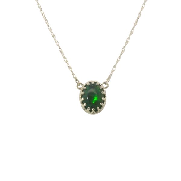 Sterling Silver Opal Necklace Van Adams Jewelers Snellville, GA