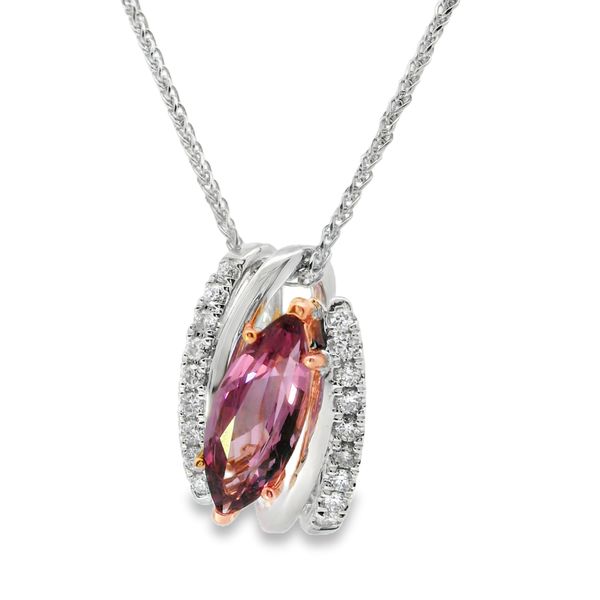 Pink Spinel Marquise Necklace Van Adams Jewelers Snellville, GA