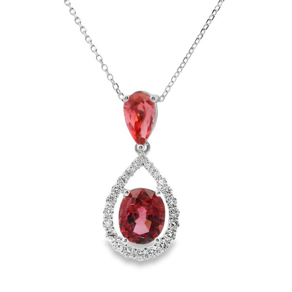 Pink Spinel and Diamond Pendant Van Adams Jewelers Snellville, GA