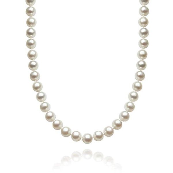 Lady's Yellow 14 Karat Gold Pearl Strand Length 18 With 7.00 X 7.50Mm Cultured Pearls Van Adams Jewelers Snellville, GA