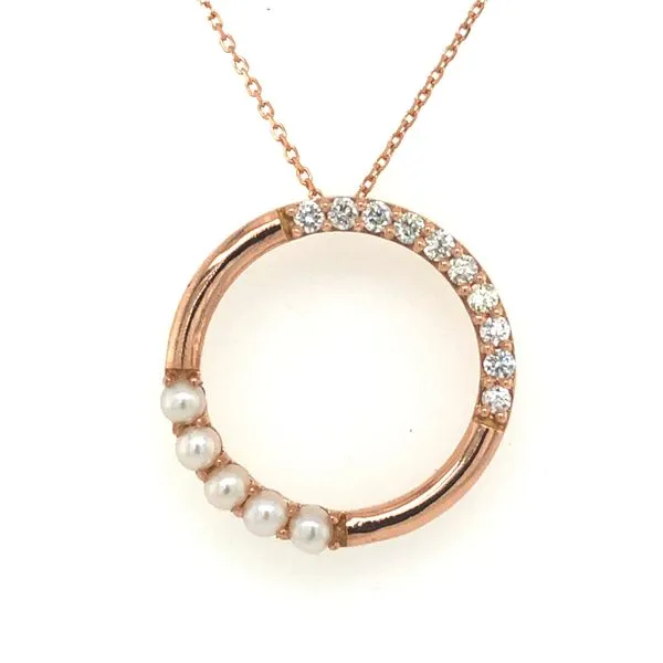 Pearl and Diamond Necklace Van Adams Jewelers Snellville, GA