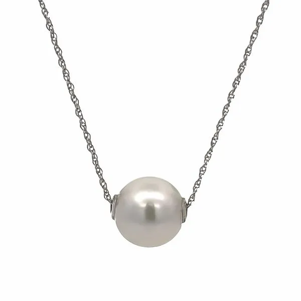 Pearl Solitaire Necklace Van Adams Jewelers Snellville, GA