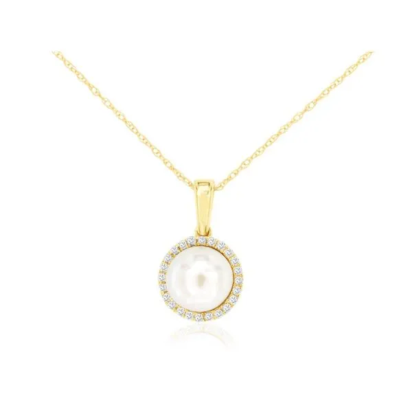 Pearl and Diamond Necklace Van Adams Jewelers Snellville, GA