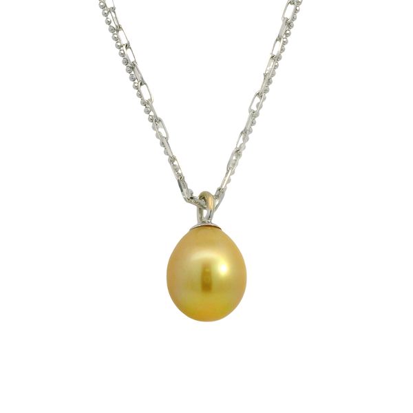 Golden South Sea Pearl Necklace Van Adams Jewelers Snellville, GA