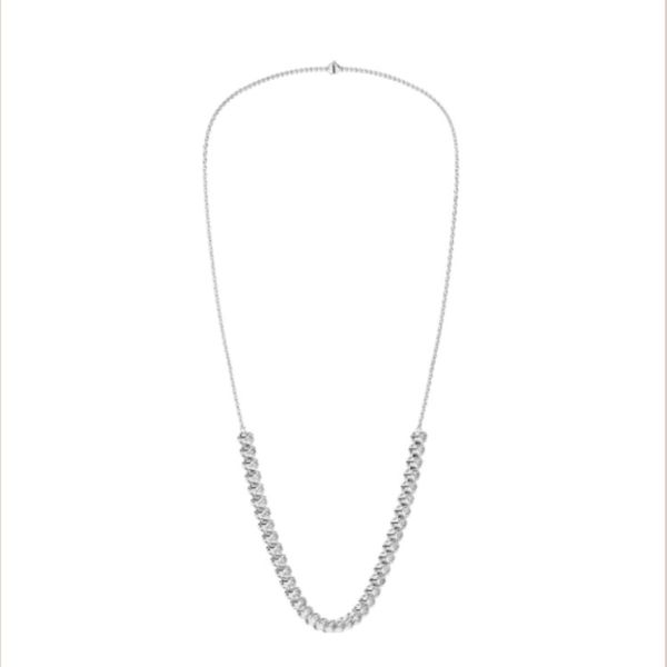 Semi-Eternity Tennis Necklace Image 2 Van Adams Jewelers Snellville, GA