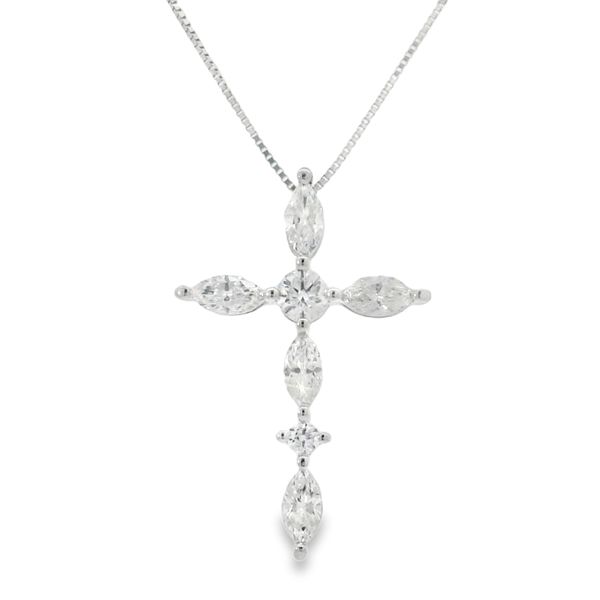 LAB GROWN DIAMOND CROSS NECKLACE Van Adams Jewelers Snellville, GA