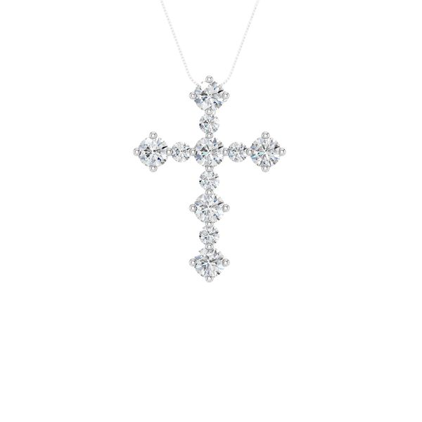14KT Lab- Grown Cross Pendant Van Adams Jewelers Snellville, GA