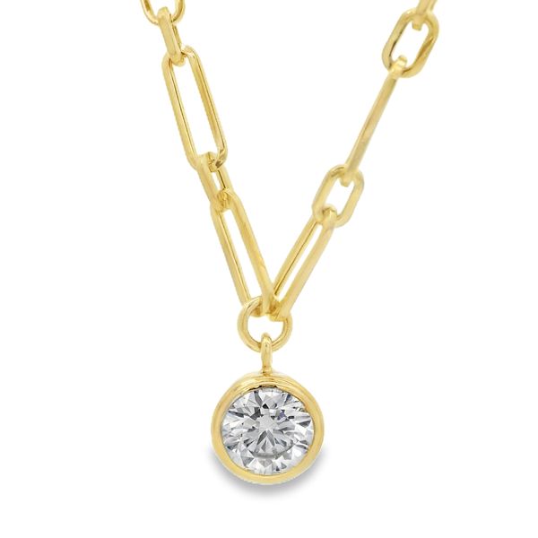 2 CT Diamond Bezel Necklace Image 2 Van Adams Jewelers Snellville, GA