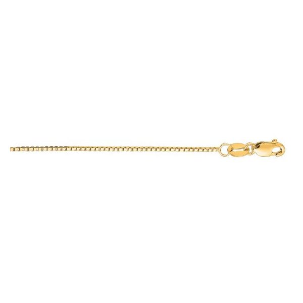 14K Yellow Gold Box Chain Van Adams Jewelers Snellville, GA